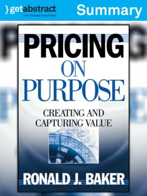 cover image of Pricing on Purpose (Summary)